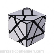 I-xun® Newest Type Ghost Mirror cube 3x3x3 Sticker Puzzle Cube Mirror CubeSilver Black B01EY1153G